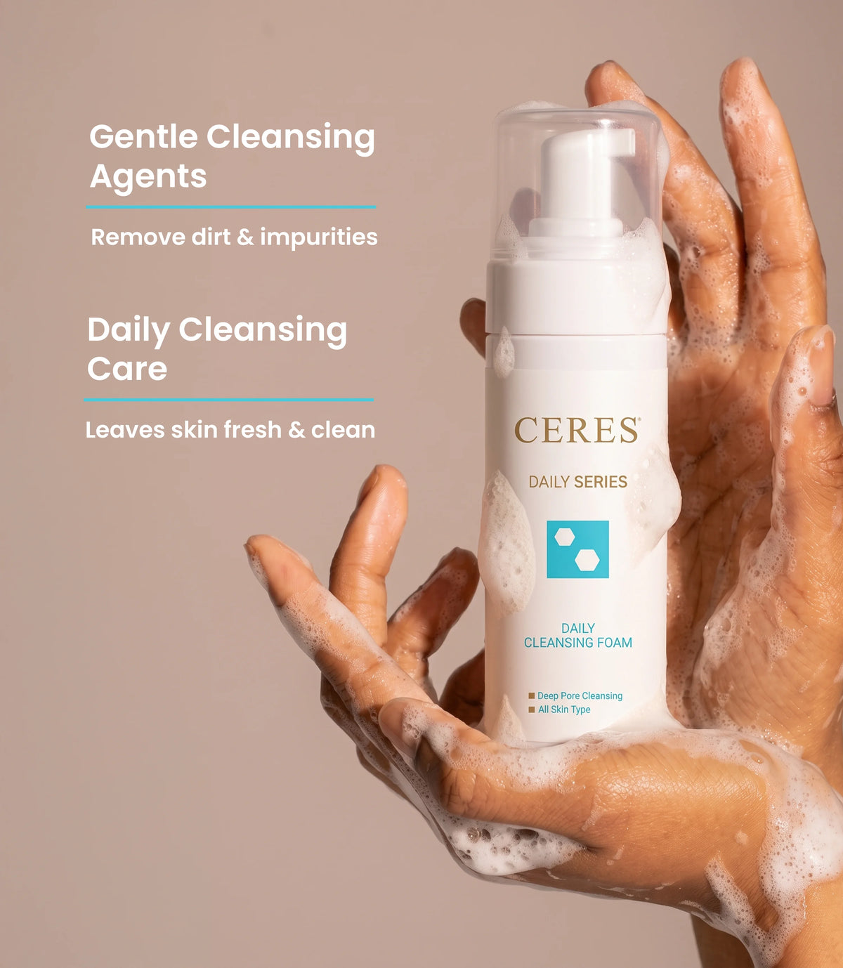 Daily foaming cleanser  180ml
