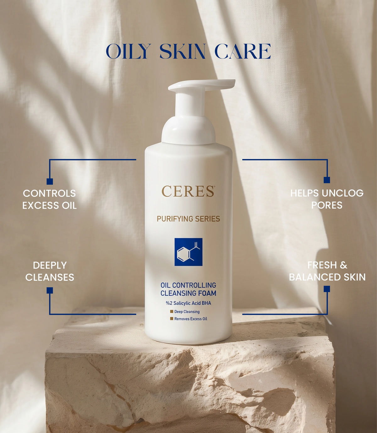 Oil Control Cleansing Foam 500ml